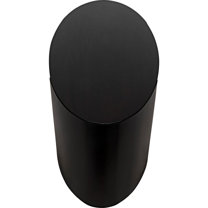 Noir Marigold Desk, Ebony Walnut w/ Black Steel, 72" W