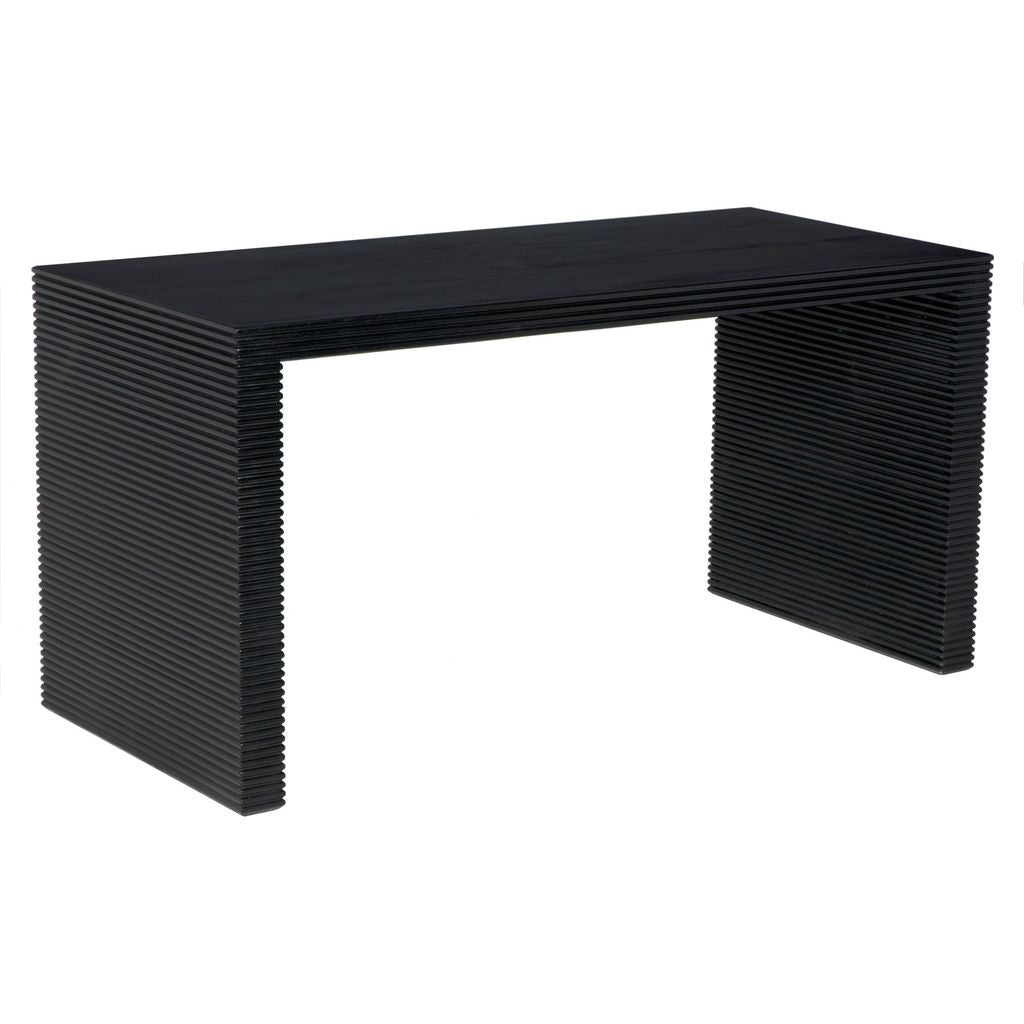 Primary vendor image of Noir Manhattan Desk, Hand Rubbed Black - Mahogany & Veneer, 60" W