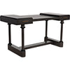 Noir Locarno Desk, Pale - Mahogany & Veneer, 60" W