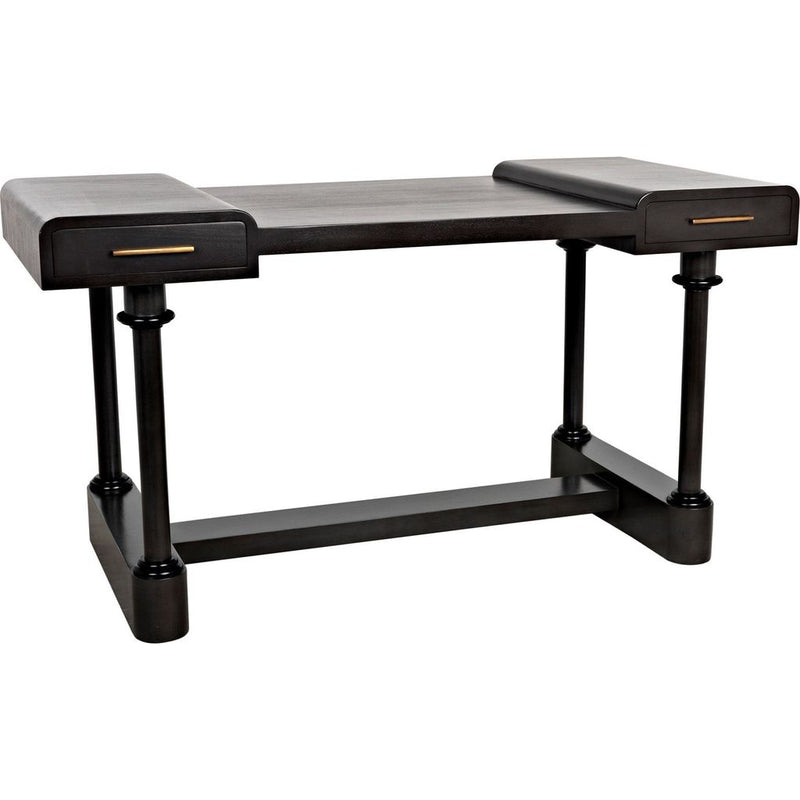 Primary vendor image of Noir Locarno Desk, Pale - Mahogany & Veneer, 60