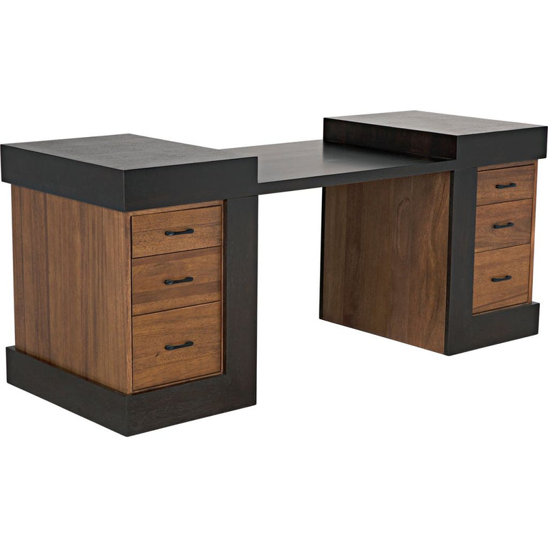 Primary vendor image of Noir Bentley Desk, Dark/Ebony Walnut, 76