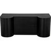 Noir Concierge Desk, Black Steel, 76" W