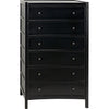 Noir Hampton Tall Boy, Hand Rubbed Black - Mahogany & Veneer, 36" W