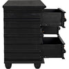 Noir Ascona Chest, Hand Rubbed Black - Mahogany & Veneer, 61" W