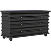 Primary vendor image of Noir Ascona Chest, Hand Rubbed Black - Mahogany & Veneer, 61" W