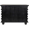 Noir Ascona Small Chest, Hand Rubbed Black - Mahogany & Veneer, 42" W