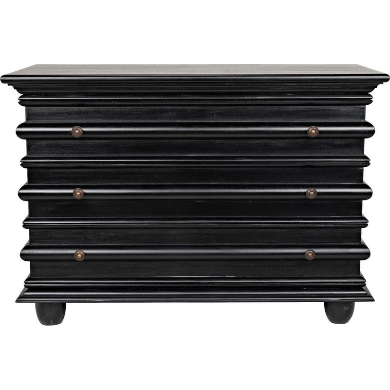 Primary vendor image of Noir Ascona Small Chest, Hand Rubbed Black - Mahogany & Veneer, 42