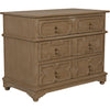 Noir Watson Dresser, Weathered - Mahogany, 40" W