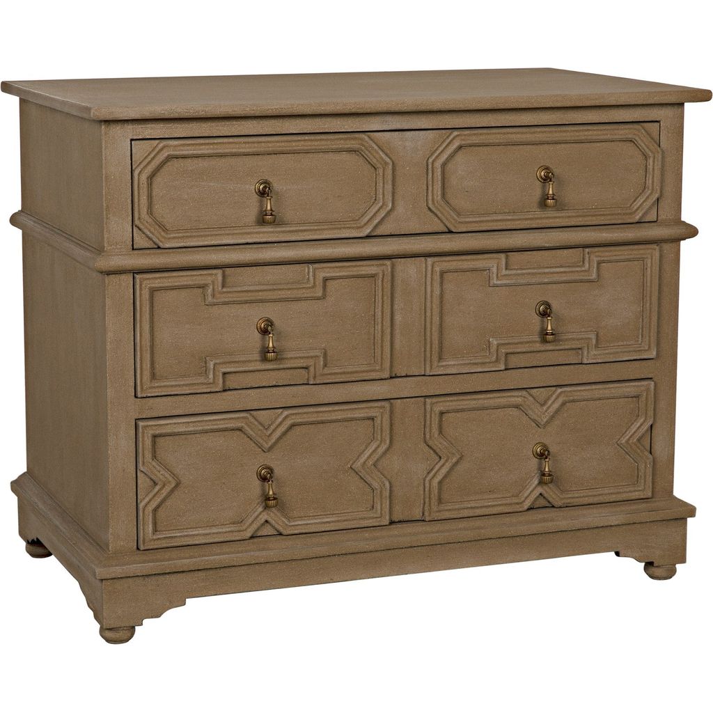 Primary vendor image of Noir Watson Dresser, Weathered - Mahogany, 40" W