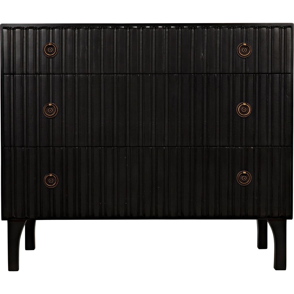 Noir Daryl Dresser, Pale - Mahogany & Veneer, 38" W