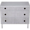 Noir Daryl Dresser, White Wash - Mahogany & Veneer, 38" W