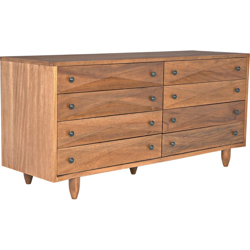 Primary vendor image of Noir Diamond Double Chest, Dark Walnut, 72.5