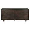 Noir Diamond Double Chest, Ebony Walnut, 72.5" W