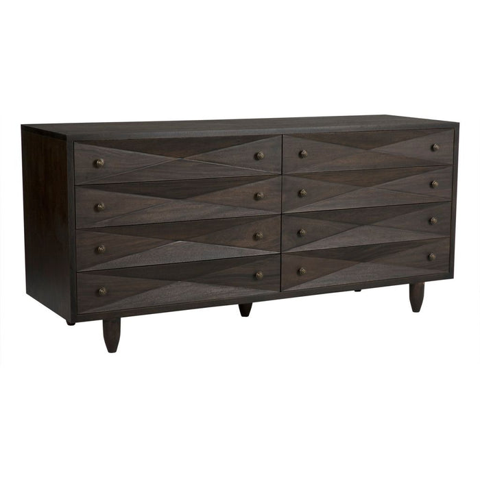 Primary vendor image of Noir Diamond Double Chest, Ebony Walnut, 72.5" W