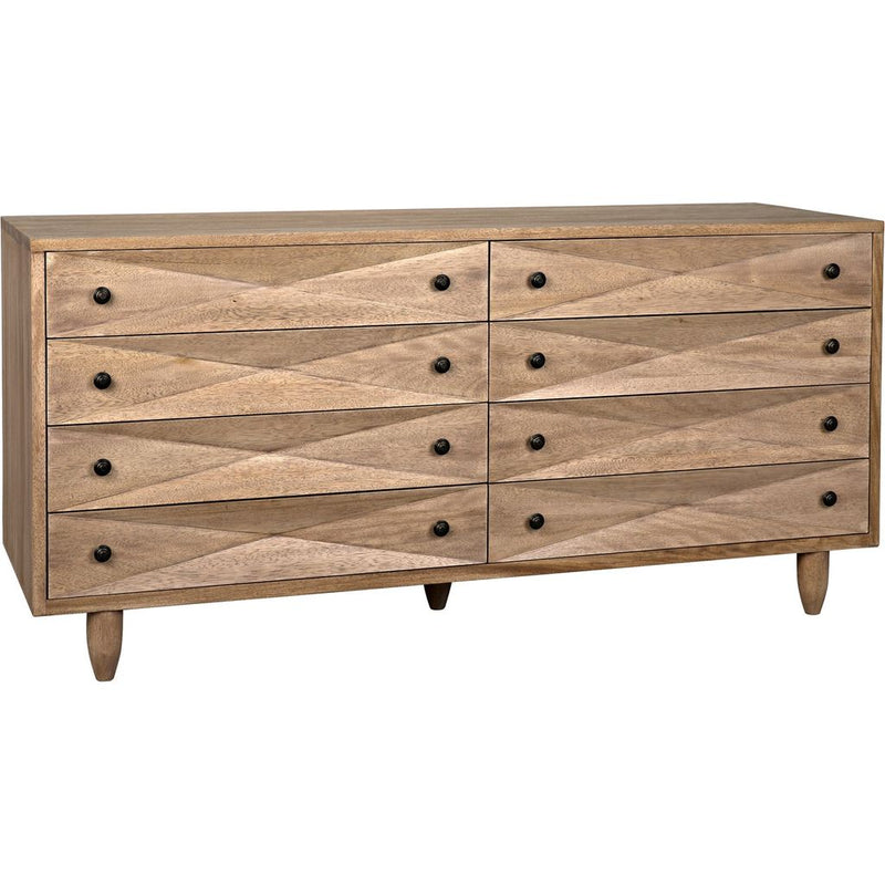 Primary vendor image of Noir Diamond Double Chest, Washed Walnut, 72.5