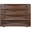 Noir Diamond Chest, Dark Walnut, 36" W