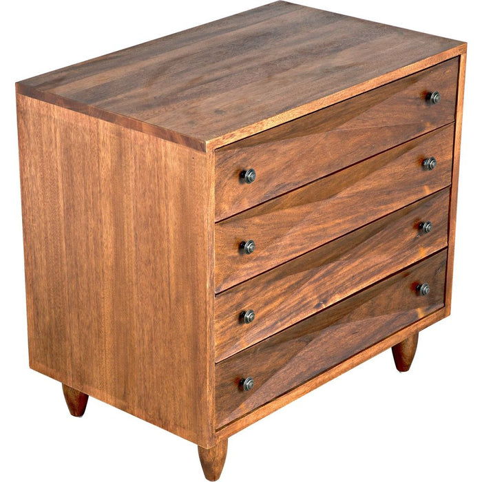 Noir Diamond Chest, Dark Walnut, 36" W