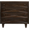 Noir Diamond Chest, Ebony Walnut, 36" W