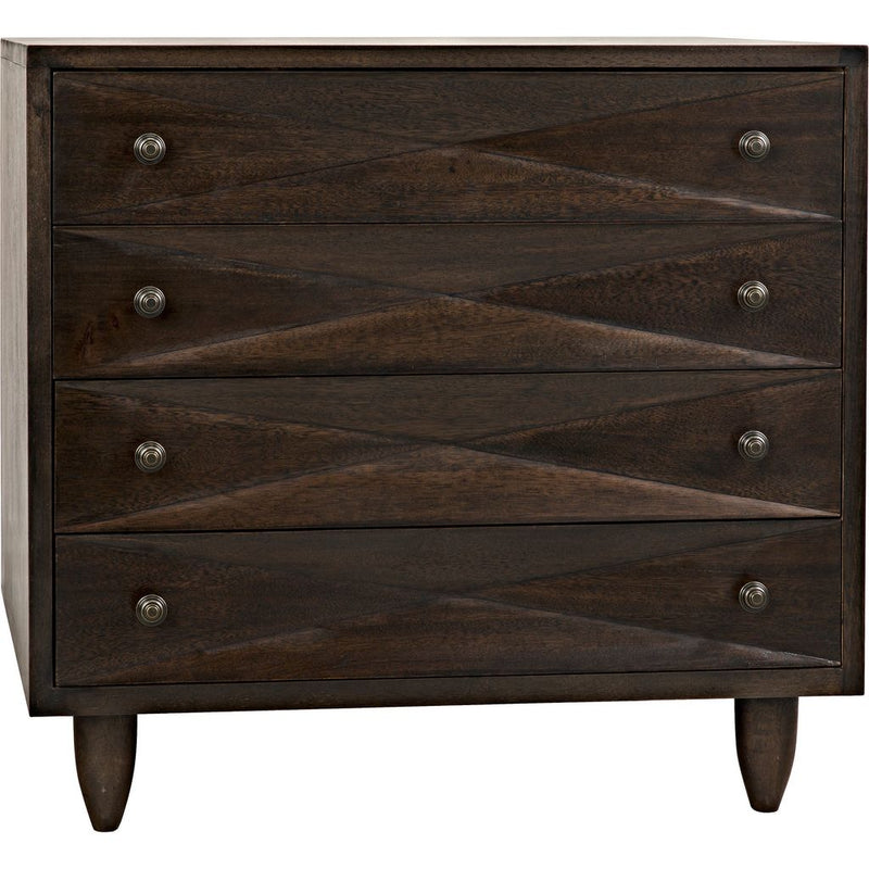 Primary vendor image of Noir Diamond Chest, Ebony Walnut, 36