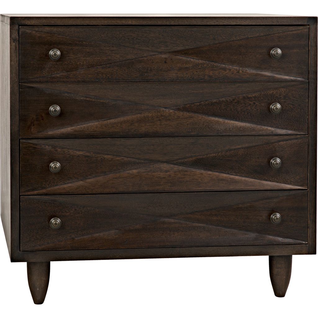 Primary vendor image of Noir Diamond Chest, Ebony Walnut, 36" W