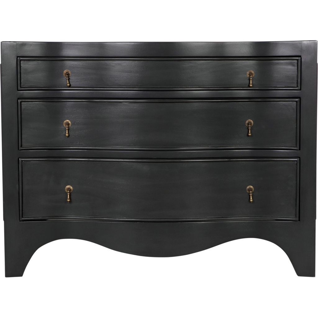 Noir Brentford Dresser, Pale - Mahogany & Veneer, 40" W