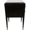 Noir Grant Dresser, Charcoal Finish - Mahogany & Veneer, 34.5" W