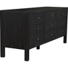 Noir Conrad 9 Drawer Dresser, Pale - Mahogany & Veneer, 75.5" W
