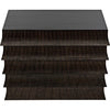 Noir Ava Dresser, Hand Rubbed Black w/ Light Brown Highlights, 40" W