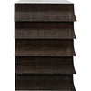 Noir Ava Dresser, Hand Rubbed Black w/ Light Brown Highlights, 40" W
