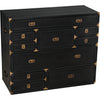 Noir Charles Chest, Pale - Mahogany, 48" W