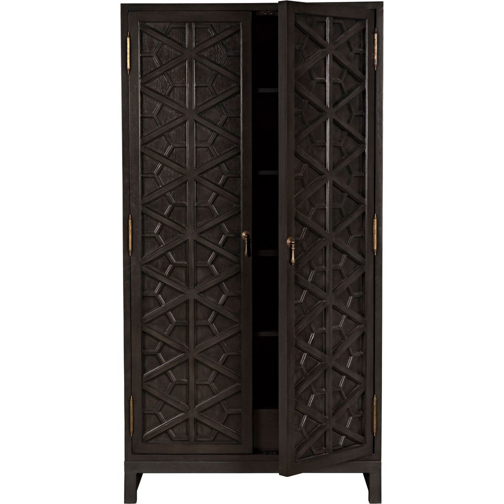 Noir Maharadscha Hutch, Small, Pale - Mahogany & Veneer, 42" W