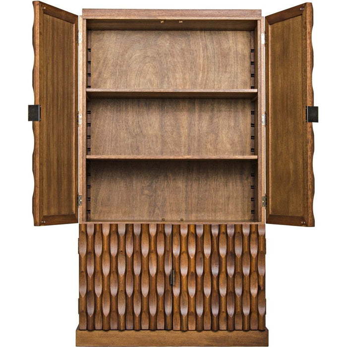 Noir Alameda Hutch, Dark Walnut, 44" W