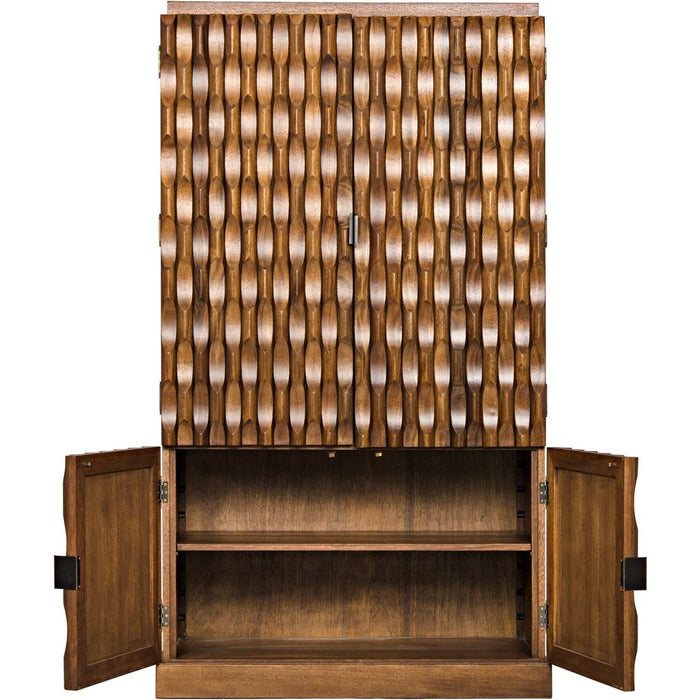 Noir Alameda Hutch, Dark Walnut, 44" W