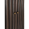 Noir Amunet Hutch, Pale Rubbed w/ Light Brown Trim, 35.5" W