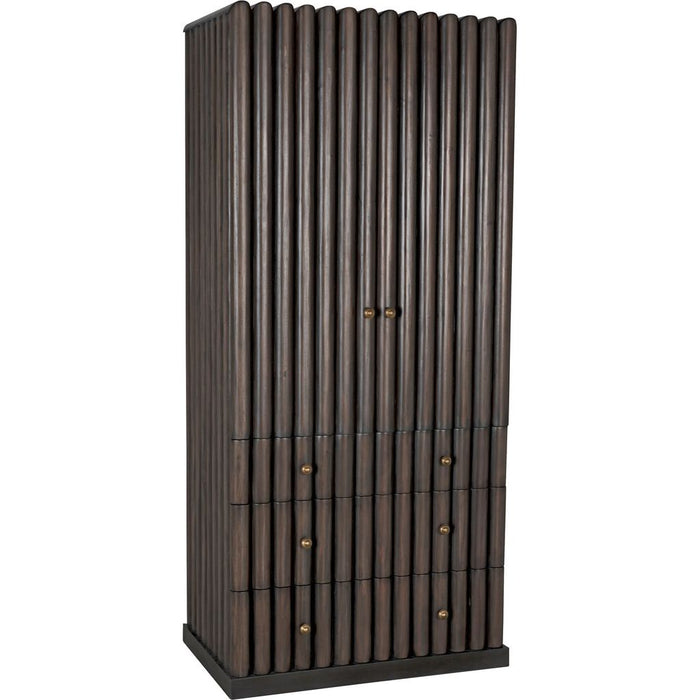 Primary vendor image of Noir Amunet Hutch, Pale Rubbed w/ Light Brown Trim, 35.5" W