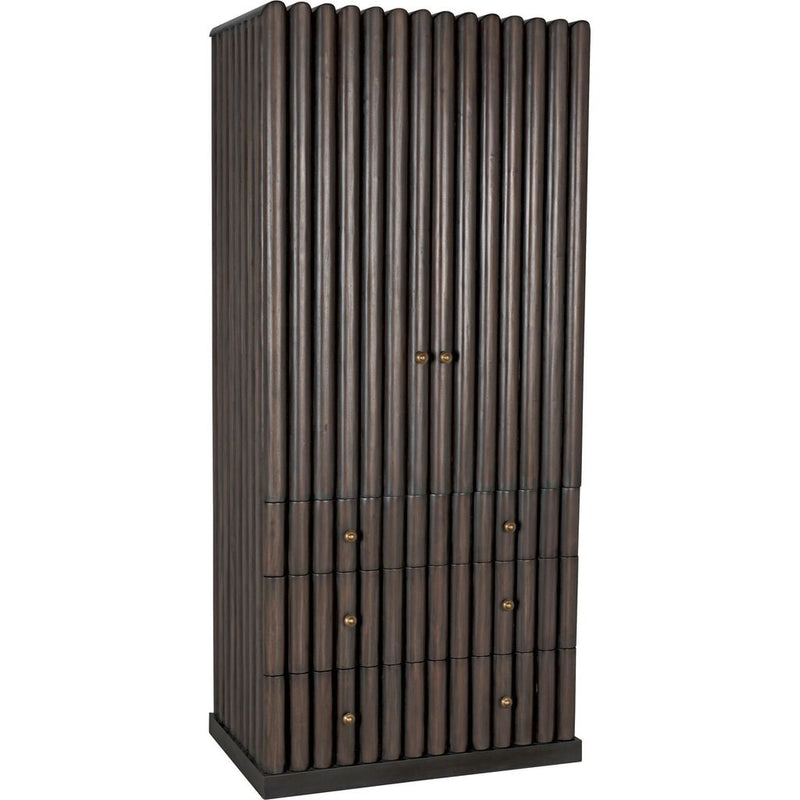 Primary vendor image of Noir Amunet Hutch, Pale Rubbed w/ Light Brown Trim, 35.5