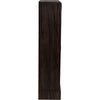 Noir Noho Hutch, Hand Rubbed Black w/ Light Brown Trim, 42" W