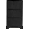 Noir Noho Hutch, Hand Rubbed Black w/ Light Brown Trim, 42" W