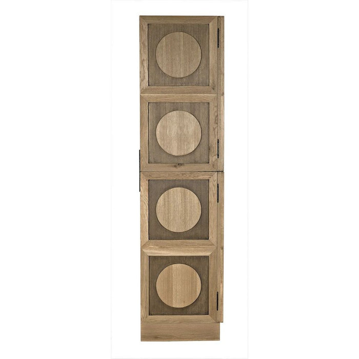 Noir Wellington Hutch, White Oak, 40" W