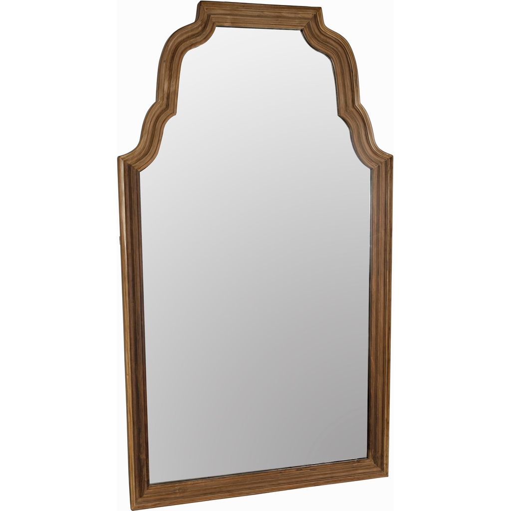 Noir Reclaimed Teak Floor Mirror