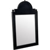 Noir Jess Mirror, Hand Rubbed Black - Mahogany