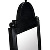 Noir Jess Mirror, Hand Rubbed Black - Mahogany