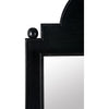 Noir Jess Mirror, Hand Rubbed Black - Mahogany