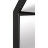 Noir Lazo Mirror, Black Steel