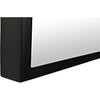 Noir Lazo Mirror, Black Steel