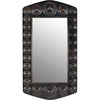 Primary vendor image of Noir Nanna Mirror, Hand Rubbed Black w/ Light Brown Trim