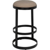 Primary vendor image of Noir Dior Bar Stool, Black Steel, 19" W