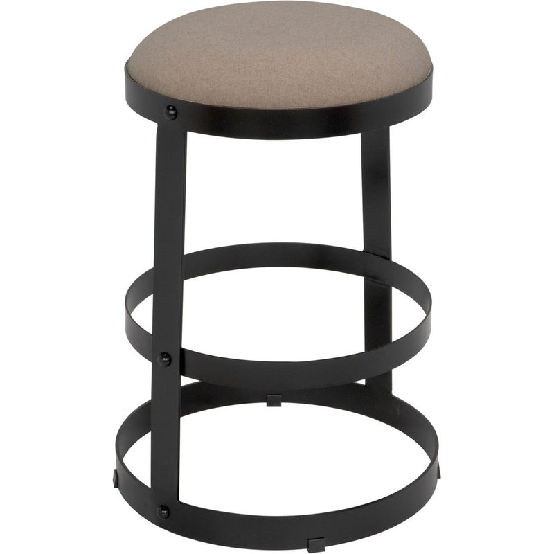 Primary vendor image of Noir Dior Counter Stool, Black Steel, 19