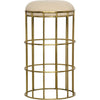 Primary vendor image of Noir Ryley Counter Stool, Steel w/ Brass Finish, 13" W