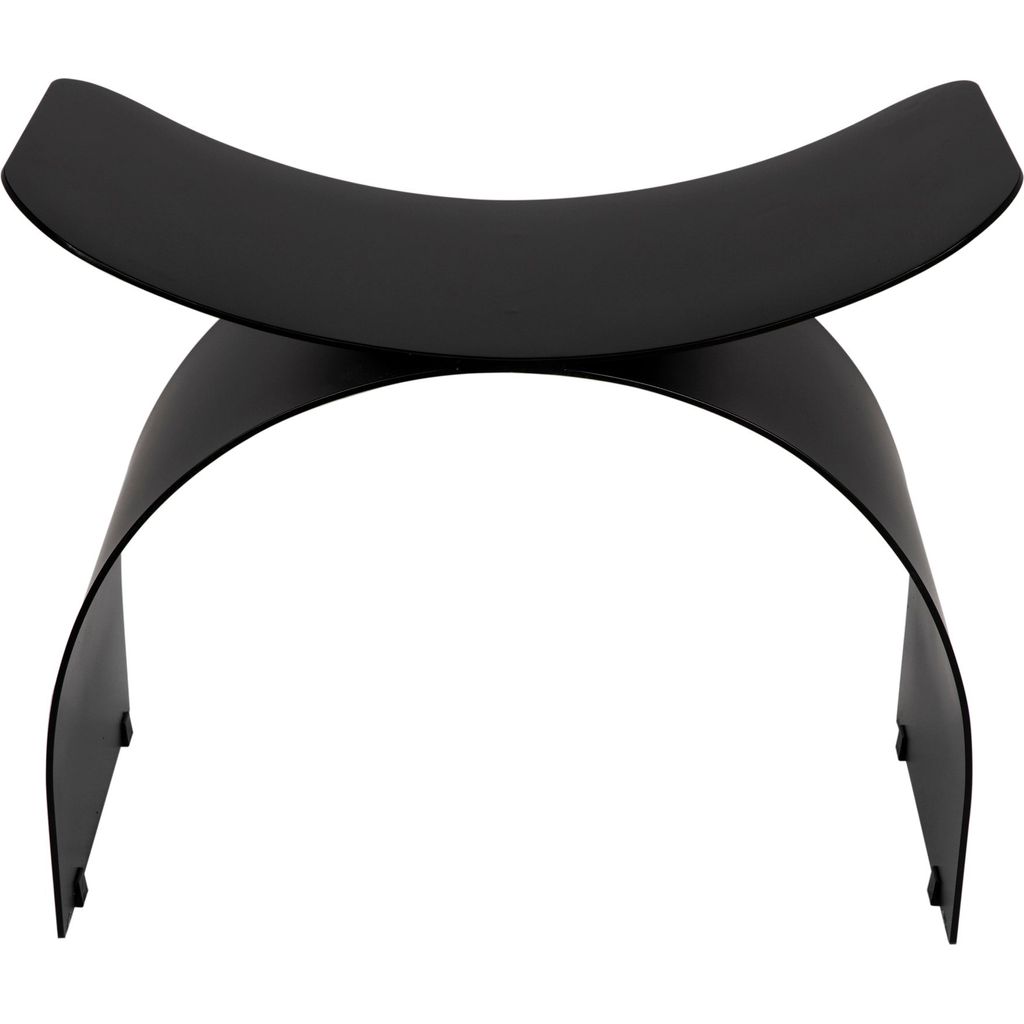 Primary vendor image of Noir Papillon Stool, Black Steel, 25.5" W